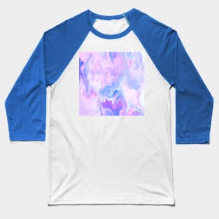 Flowing Lavender Marble Baseball T-Shirt